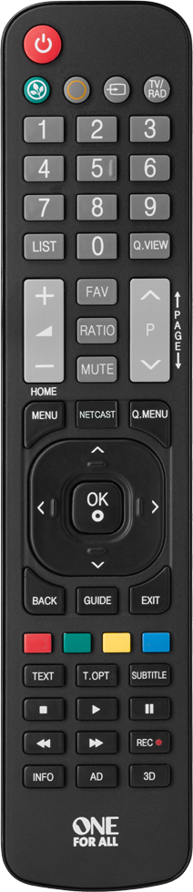 TV Fernbedienung Universal Remote Control geeignet für LG 42LG5010 