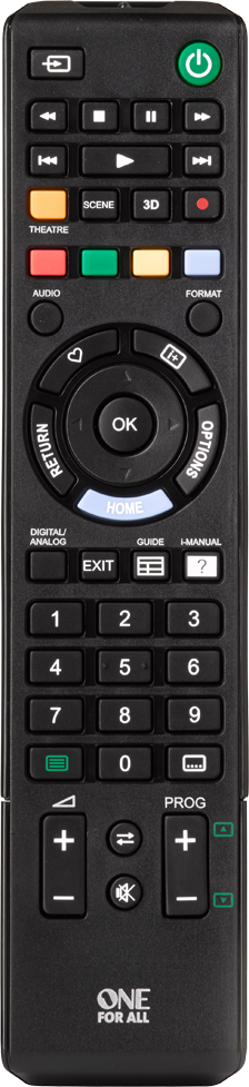 Sony TV Replacement Remote One For All