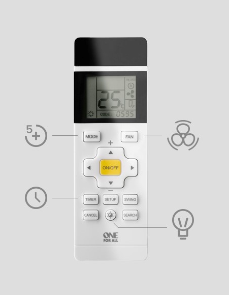 URC1035 A/C Remote