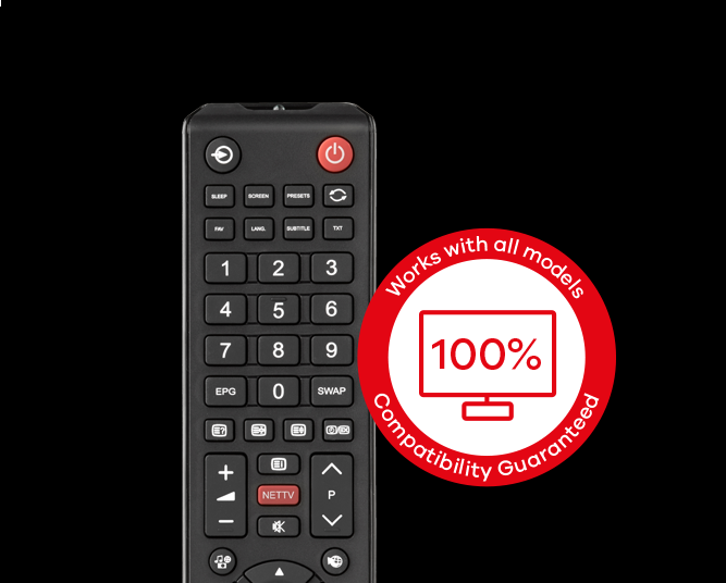 Mando universal para TV Toshiba con botón NETFLIX y , en blister