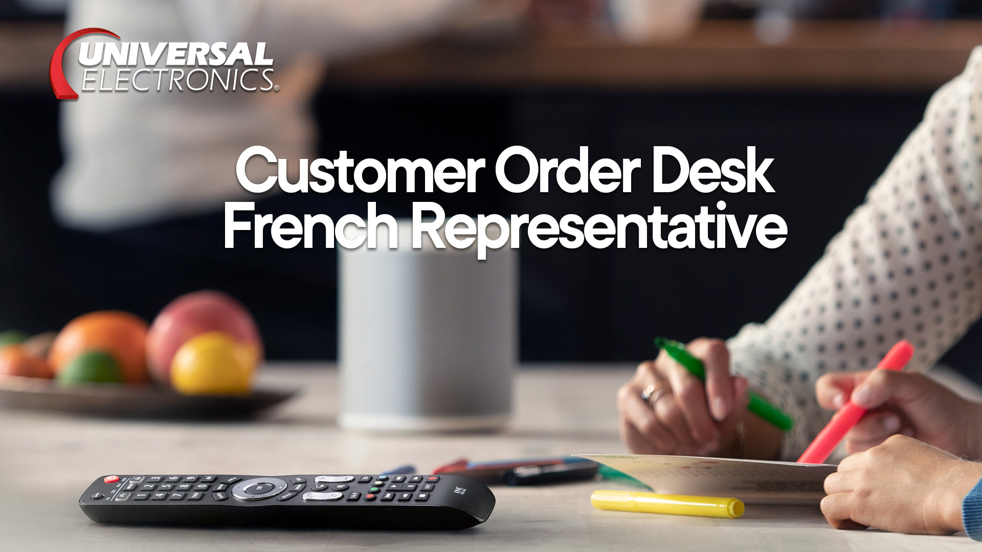 Order Desk - French Rep