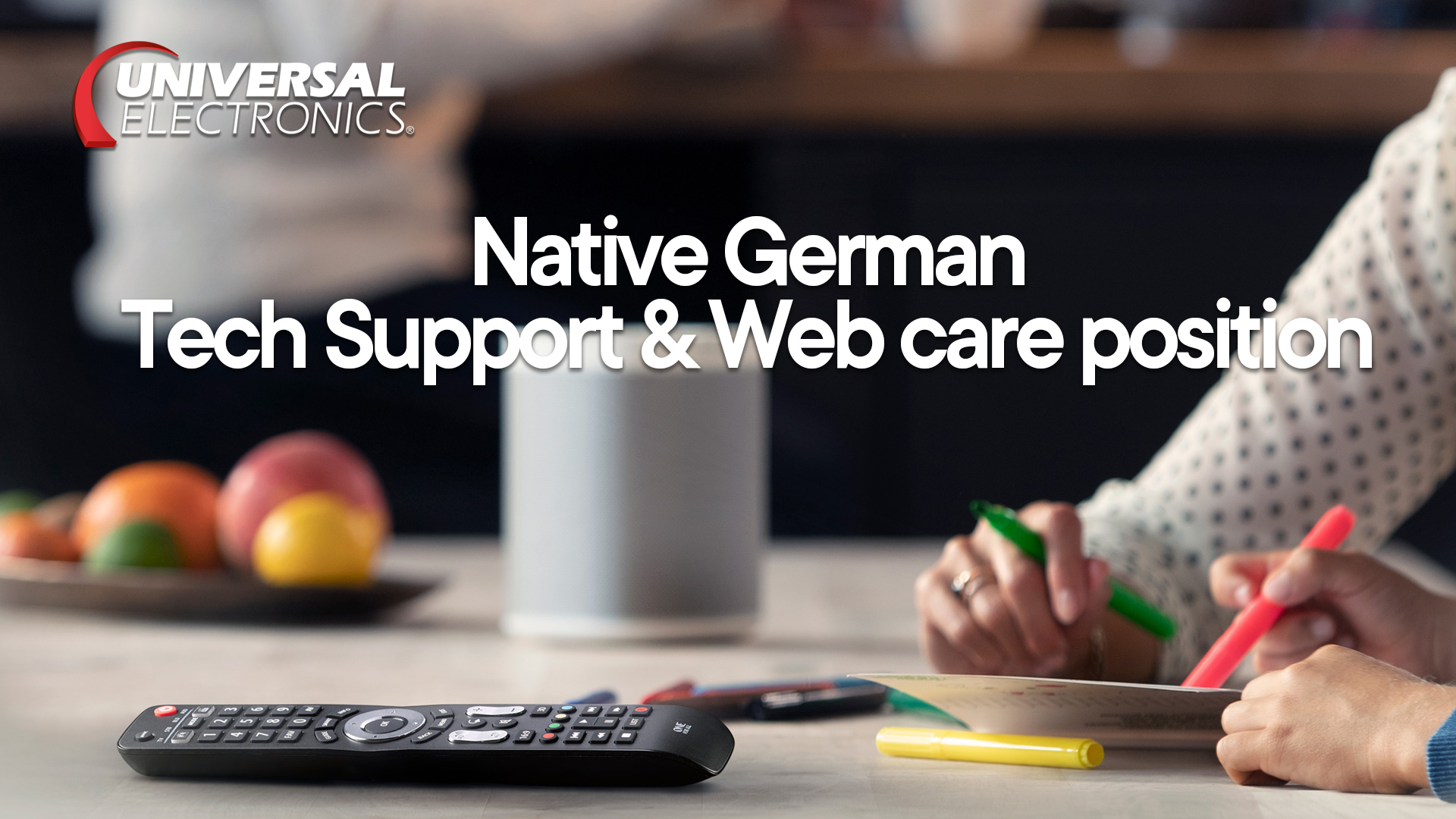 Native German Tech Support & Web care position