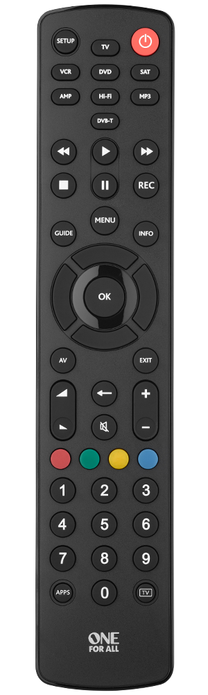 slaap segment grote Oceaan Contour 8 Remote Control by One For All (URC1280)