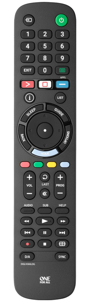 One for all For Sony Remote Control Black