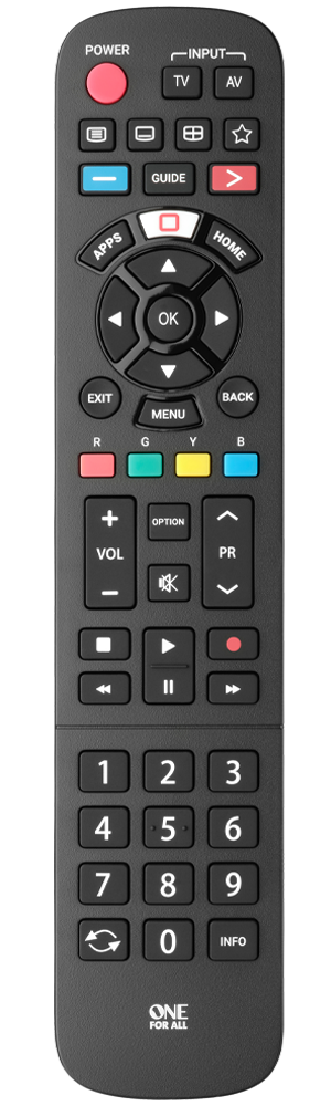 Télécommande de remplacement TV Panasonic (URC4914)