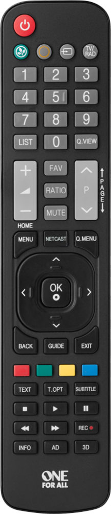 LG TV Replacement Remote (URC1911)