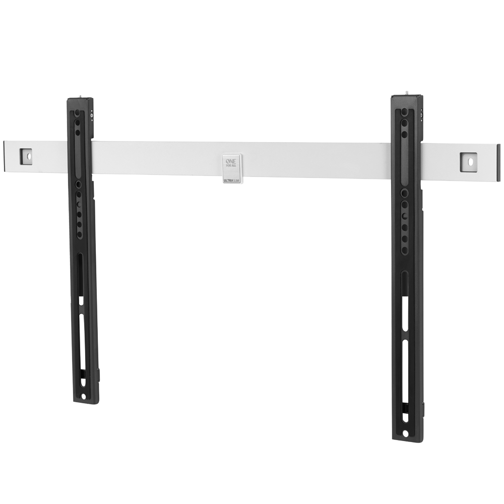 Maclean Supporto TV A Parete Ultrapiatto MC-481 - Per TV 37-80 Pollici, VESA 600x400, Distanza 95 Mm, Carico Max 75 Kg, Staffa Inclinabile, Con Livella