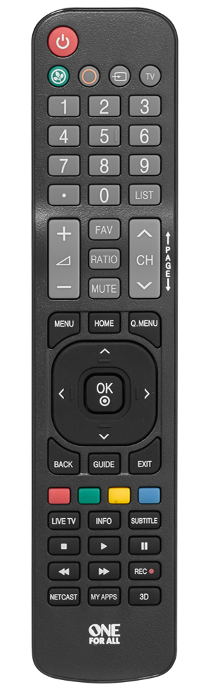 URC1811 LG Replacement Remote