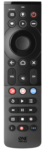 One For All Essential 8 Universal Remote Control with LED-Backlit Buttons